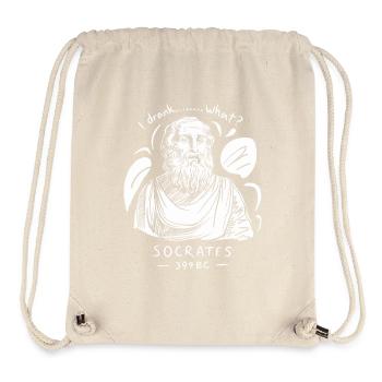 Philosophical humor for thinkers - Stanley/Stella Recycled Gym Bag - natural - Front