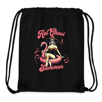 Hot Ghoul Summer Fun Witch - Stanley/Stella Recycled Gym Bag - black - Front