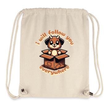 Cute Dog Companion For You - Stanley/Stella Recycled Gym Bag - natural - Front