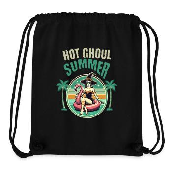 Hot Horror Summer Witches Flamingo - Stanley/Stella Recycled Gym Bag - black - Front