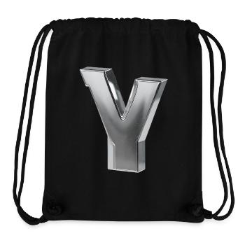 Chrome ,, Y " Metallic - Stanley/Stella Recycled Gym Bag - black - Front