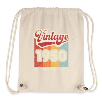 Vintage 1950 - Stanley/Stella Recycled Gym Bag - natural - Front