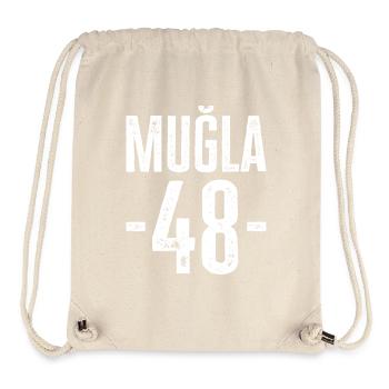 Muğla 48 – Schönheit aus Türkiye - Stanley/Stella recycelter Gym Bag - Naturweiß - Vorne