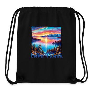 Lake Tahoe Lake Nevada California Hiking - Stanley/Stella Recycled Gym Bag - black - Front