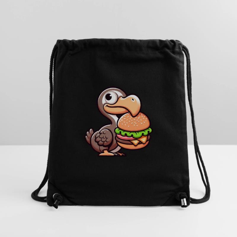 Whimsical Dodo Burger Chibi Hamburger Stanley/Stella Recycled Gym Bag