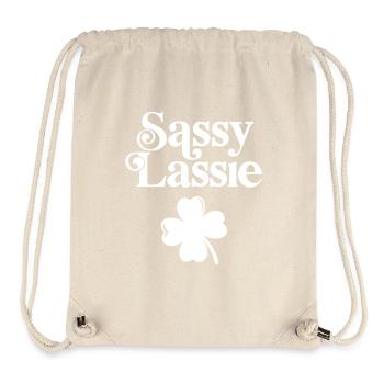 Sassy Lassie - Stanley/Stella Recycled Gym Bag - natural - Front