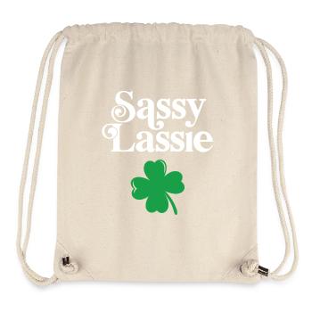 Sassy Lassie - Stanley/Stella Recycled Gym Bag - natural - Front