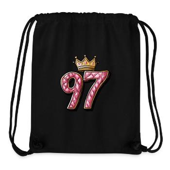97 Number Krone - Stanley/Stella Recycled Gym Bag - black - Front