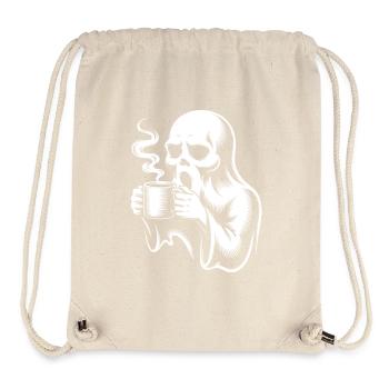 Coffee Ghost Morning Grouch Caffeine - Stanley/Stella Recycled Gym Bag - natural - Front