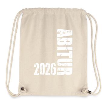 Abitur 2026 - Stanley/Stella recycelter Gym Bag - Naturweiß - Vorne