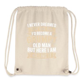 Grumpy Old Man Killing It - Stanley/Stella Recycled Gym Bag - natural - Front