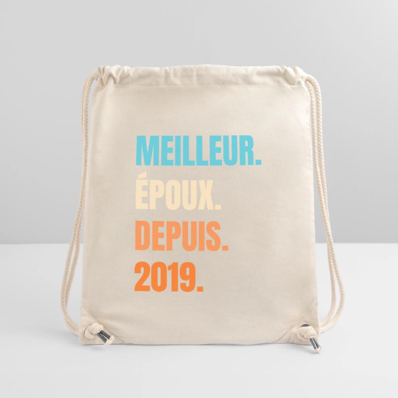 Bester Ehemann seit 2019 Geschenk-Ehemann Stanley/Stella recycelter Gym Bag