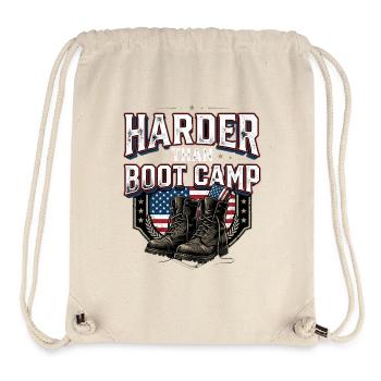 Army Mama Harder Than Boot Camp - Stanley/Stella recycelter Gym Bag - Naturweiß - Vorne