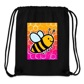 bee - Stanley/Stella Recycled Gym Bag - black - Front
