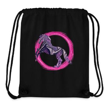 horse e 75 - Stanley/Stella Recycled Gym Bag - black - Front