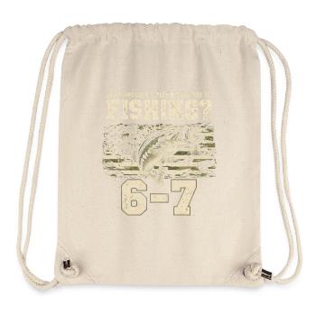 Fishing 7 days a week: The Ideal Schedule for Enthusiasts - Stanley/Stella Recycled Gym Bag - natural - Front