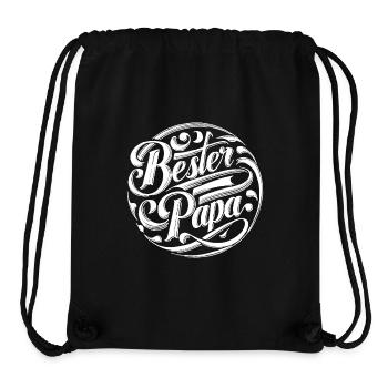 Bester Papa - Stanley/Stella recycelter Gym Bag - Schwarz - Vorne