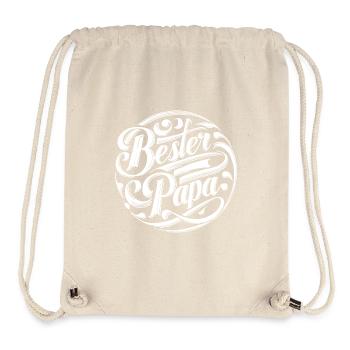 Bester Papa - Stanley/Stella recycelter Gym Bag - Naturweiß - Vorne