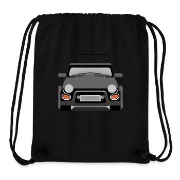 Minimalist car frontal - Stanley/Stella Recycled Gym Bag - black - Front