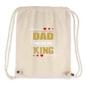 Happy Fathers Day - Stanley/Stella recycelter Gym Bag - Naturweiß - Vorne