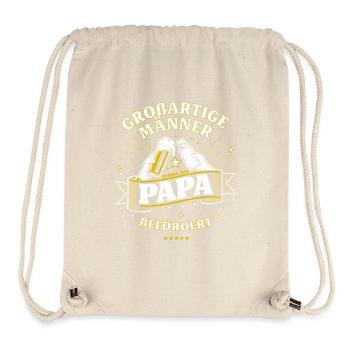 Werdende Väter - Stanley/Stella recycelter Gym Bag - Naturweiß - Vorne