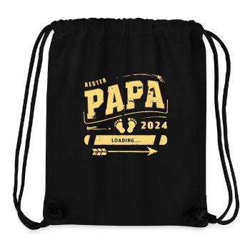 Papa 2024 - Stanley/Stella recycelter Gym Bag - Schwarz - Vorne