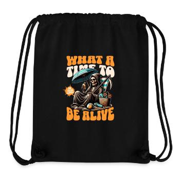 Grim Reaper on the Beach - No More Deadlines - Stanley/Stella Recycled Gym Bag - black - Front