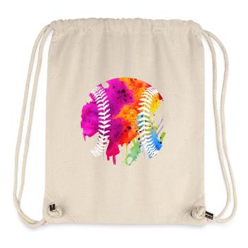BASEBALLSPIELER BASEBALL - Stanley/Stella recycelter Gym Bag - Naturweiß - Vorne
