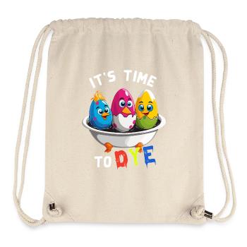 Eier Färben Humor Bunt Lustig Ostern Künstler - Stanley/Stella recycelter Gym Bag - Naturweiß - Vorne