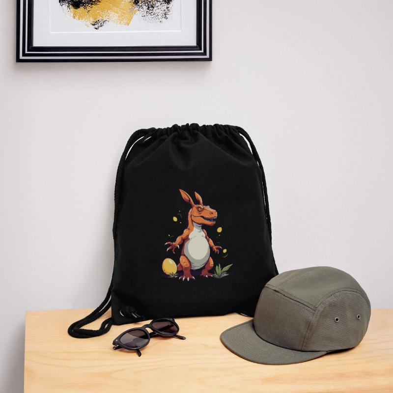 Iconic Easter Dinosaur and Dinosaur Easter Bunny Stanley/Stella Recycled Gym Bag