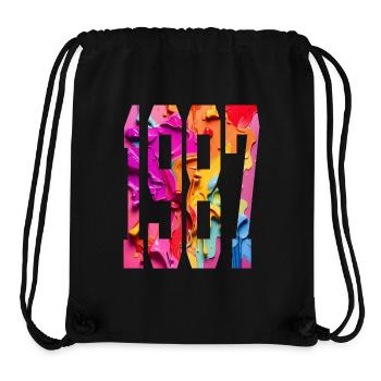 BUNT 39. GEBURTSTAG 1987 - Stanley/Stella recycelter Gym Bag - Schwarz - Vorne
