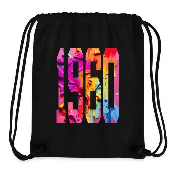 BUNT 66. GEBURTSTAG 1960 - Stanley/Stella recycelter Gym Bag - Schwarz - Vorne