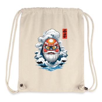 Japanischer Daruma Ästhetik Vintage Yokai - Stanley/Stella recycelter Gym Bag - Naturweiß - Vorne