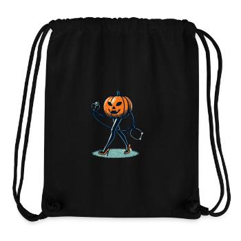 Lustige Kürbis Krankenschwester Altenpfleger - Stanley/Stella recycelter Gym Bag - Schwarz - Vorne