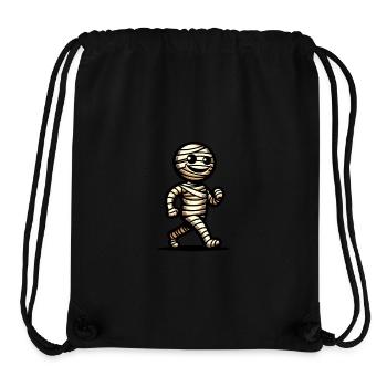 Rétro Vintage Style Halloween Momie Costume Décoration - Sac à cordon recyclé Stanley/Stella - noir - Devant