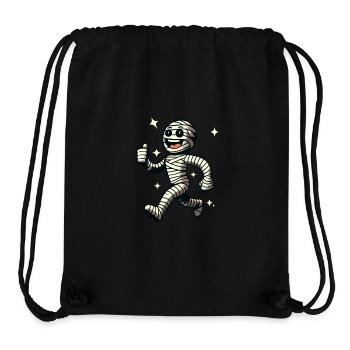 Rétro Vintage Style Halloween Costume Décoration Momie - Sac à cordon recyclé Stanley/Stella - noir - Devant