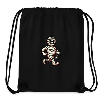 Momie Rétro Style Vintage Halloween Costume Décoration - Sac à cordon recyclé Stanley/Stella - noir - Devant