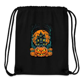 Spooky Haunted House Spooky Haunted Villa - Stanley/Stella Recycled Gym Bag - black - Front