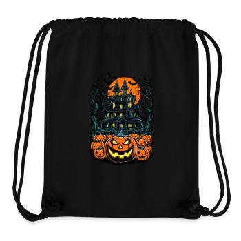 Gespenstisches Geisterhaus Gruselige Geistervilla - Stanley/Stella recycelter Gym Bag - Schwarz - Vorne