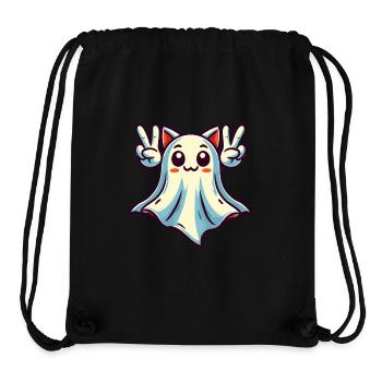 Katzenohren Gespenst Kemonomimi Girl Halloween - Stanley/Stella recycelter Gym Bag - Schwarz - Vorne