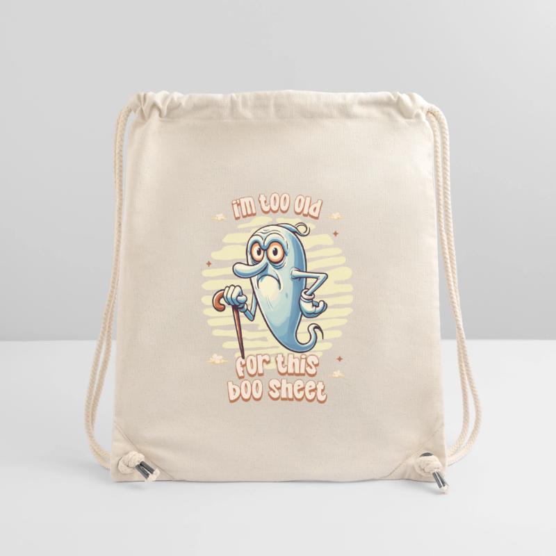 Funny Saying Design Grumpy Old Ghost Stanley/Stella Recycled Gym Bag