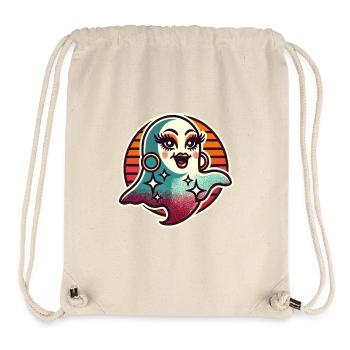 Drôle Glamour Goule Flashy Halloween - Sac à cordon recyclé Stanley/Stella - blanc naturel - Devant