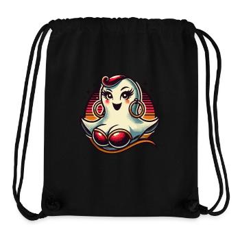 Drôle Glamour Goule Flashy Halloween - Sac à cordon recyclé Stanley/Stella - noir - Devant