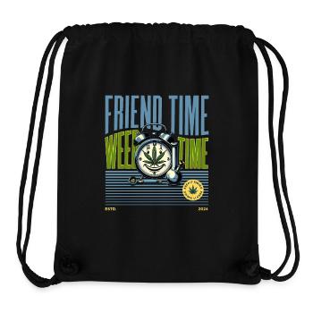 Weed Time - Stanley/Stella Recycled Gym Bag - black - Front
