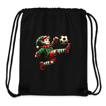 Soccer Playing Eleven With Ball - Stanley/Stella Recycled Gym Bag - black - Front
