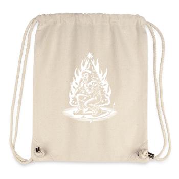 Cunning Sarcasm Christmas Elf Horror - Stanley/Stella Recycled Gym Bag - natural - Front