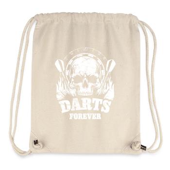 Dart Totenkopf - Darts Forever - Geschenk - Stanley/Stella recycelter Gym Bag - Naturweiß - Vorne