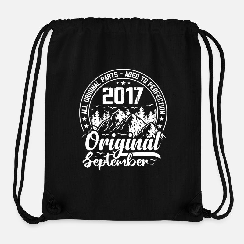 September 2017 Original:7 Year Old Birthday Gift - Stanley/Stella Recycled Gym Bag - black