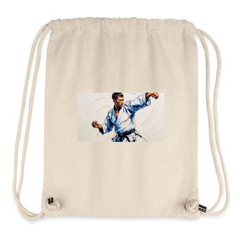 Kampfkunst und japanische Dynamik - Stanley/Stella recycelter Gym Bag - Naturweiß - Vorne