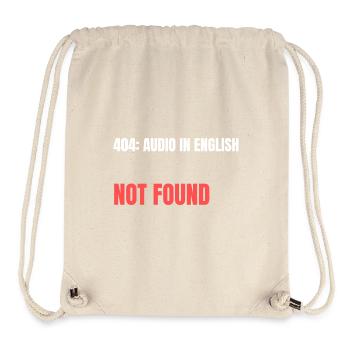 404 : Audio anglais non trouvé - Sac à cordon recyclé Stanley/Stella - blanc naturel - Devant